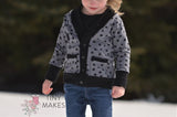 All Sizes Classic Cardigan - PDF Apple Tree Sewing Pattern (bonus extended sizes included)