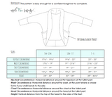 Little Kids Cocoon Cardi- PDF Apple Tree Sewing Pattern