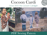 All Sizes Cocoon Cardi - PDF Apple Tree Sewing Pattern (bonus extended sizes included)