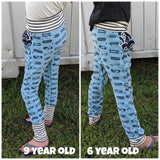 All sizes Bunny Bottoms- Grow with Me Drop Crotch joggers - PDF Apple Tree Sewing Pattern (bonus extended sizes included)