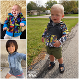 All Original Sizes + Extended Sizes Zip Up Raglan