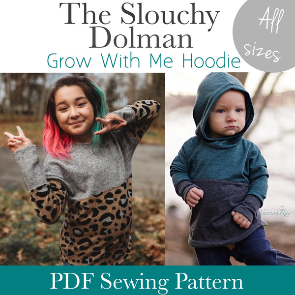 All Sizes Slouchy Dolman- PDF Apple Tree Sewing Pattern (bonus extended sizes included)